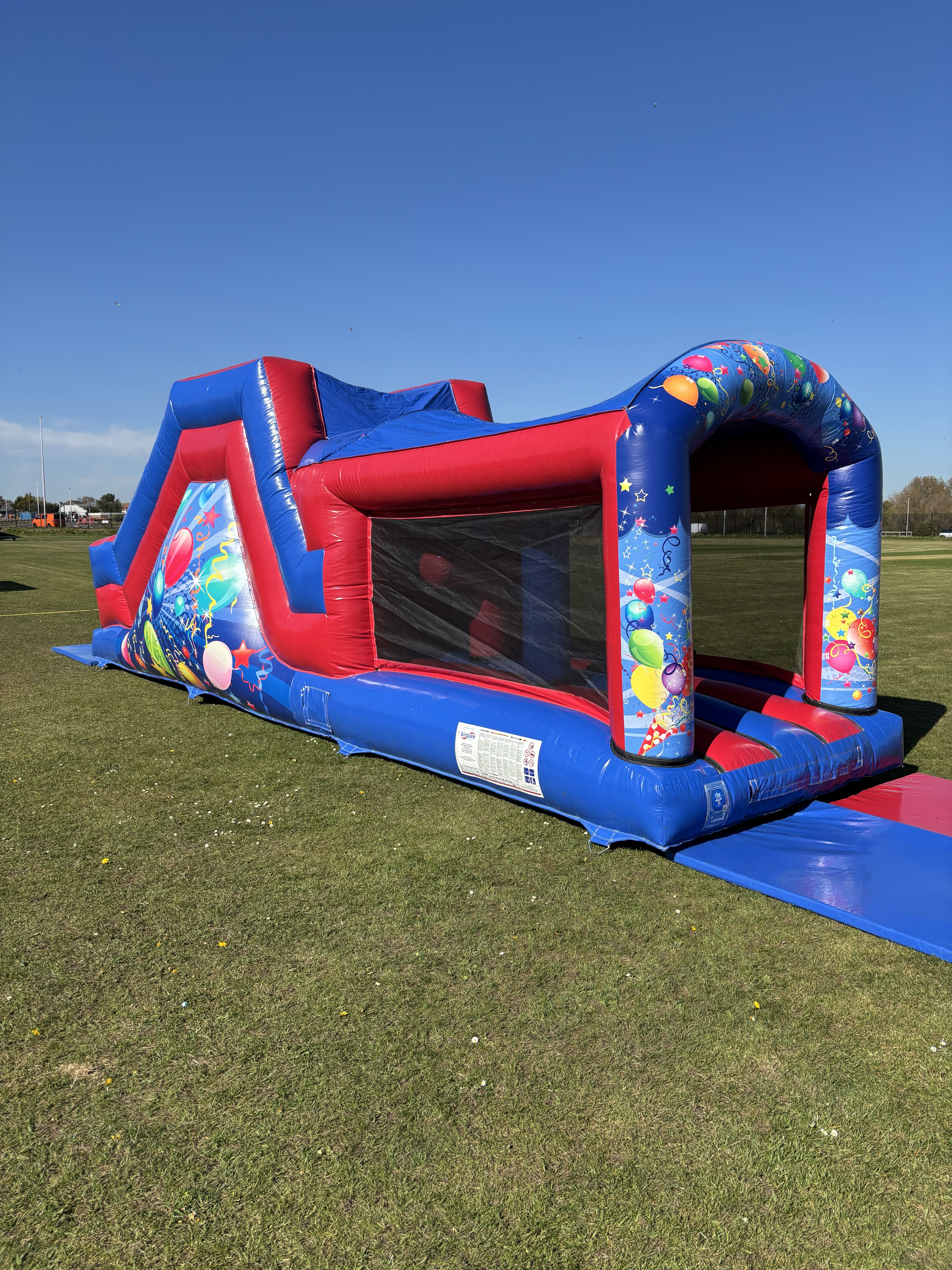 Premium bouncy castle hire at Blackpool Cricket Club, providing high-quality inflatables across the Fylde Coast