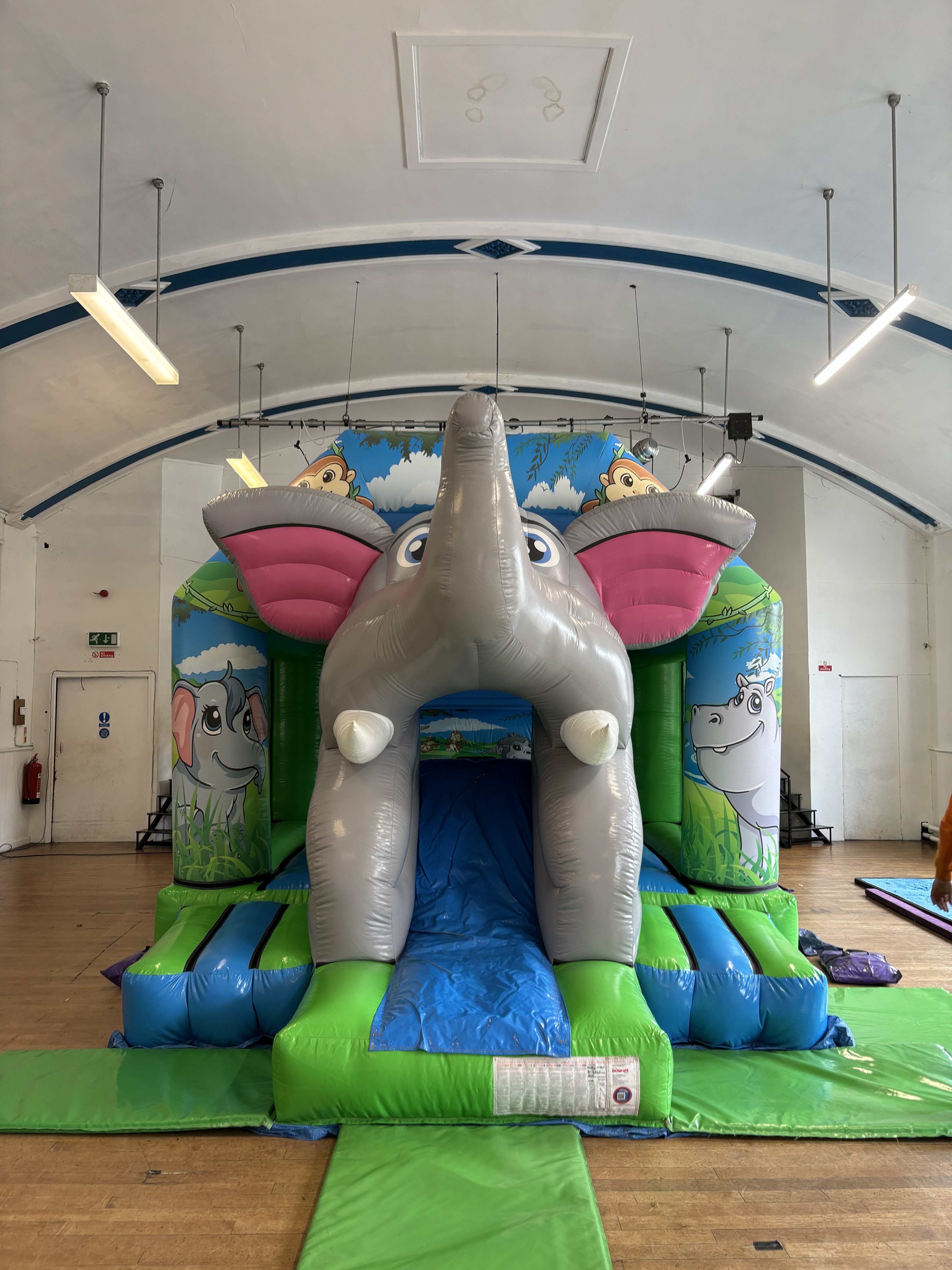 Giant inflatable slide for hire in St Annes-on-the-Sea by Fylde Coast Bouncy Castles.